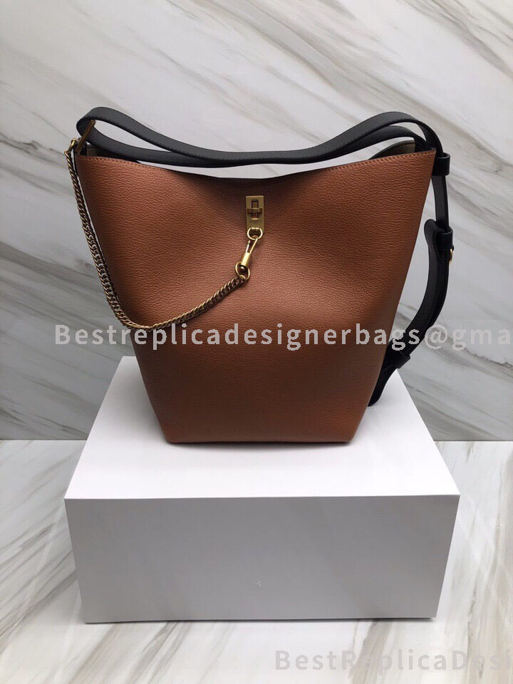 Givenchy Mini GV Bucket Bag In Caramel Suede Leather GHW 29911
